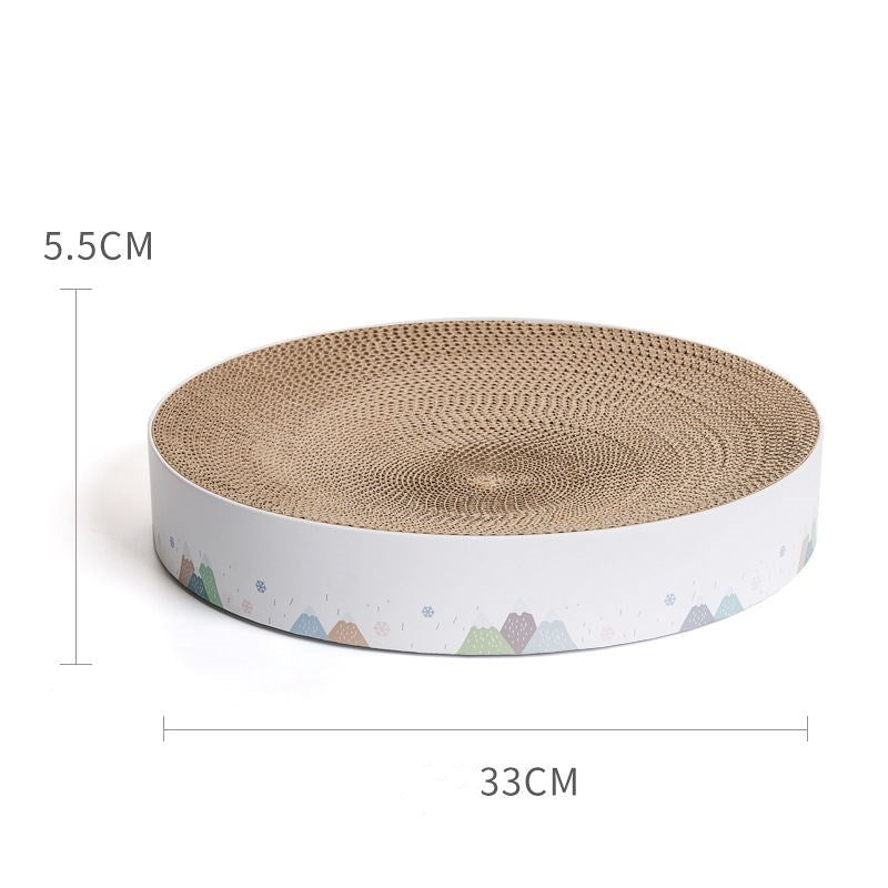 Nid griffoir rond pour chat