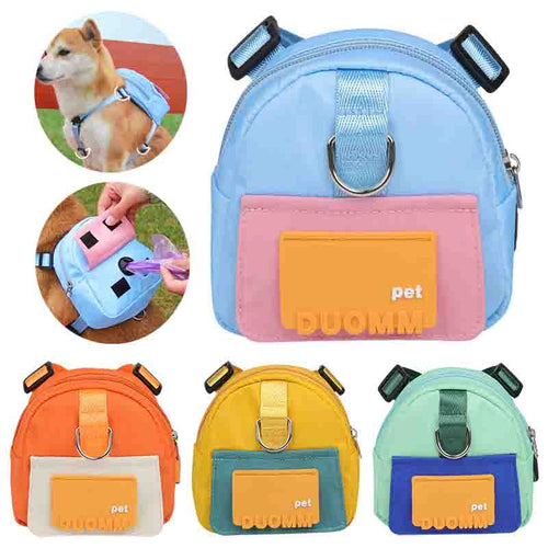 Adjustable Dog Backpack Harness - Hiking & Travel