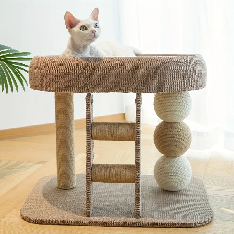 Cat Scratching Post Tower with Sisal Rope - view 2
