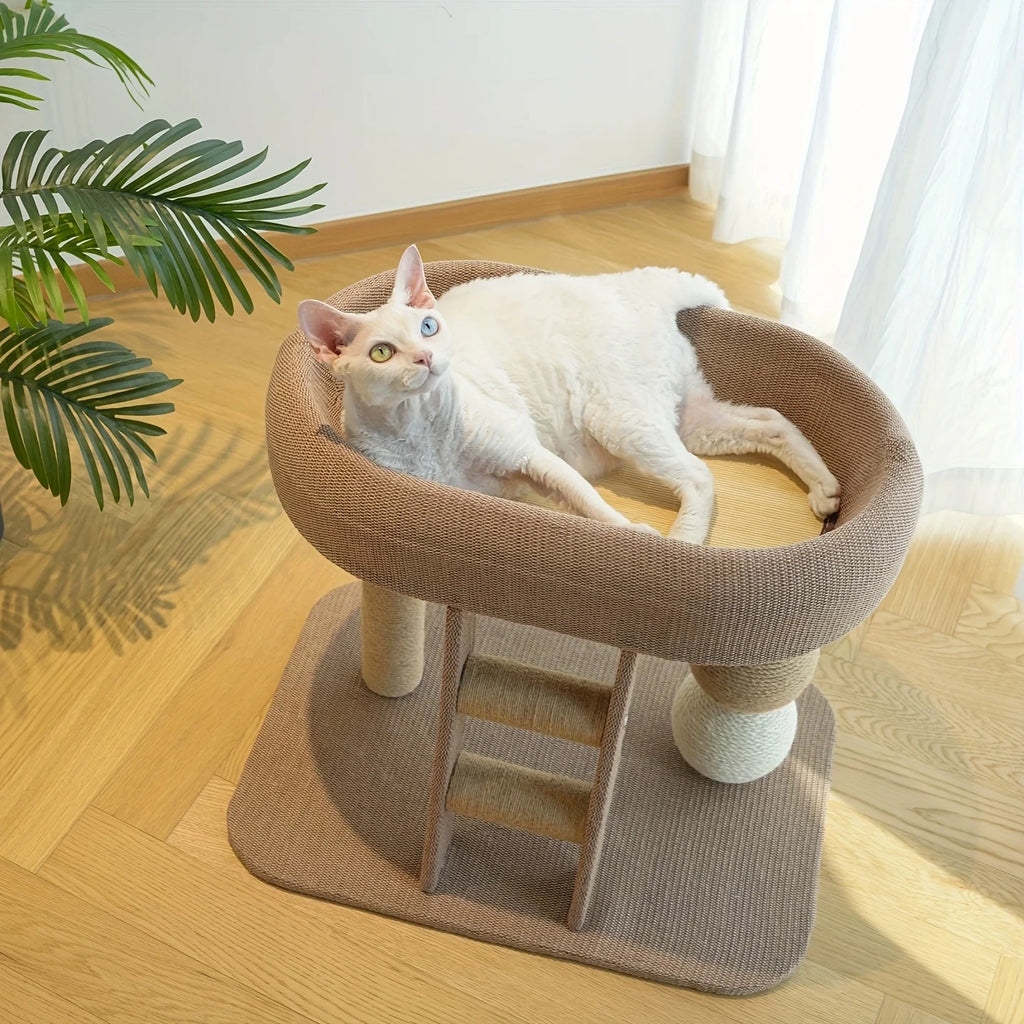 Cat Scratching Post Tower with Sisal Rope - view 4