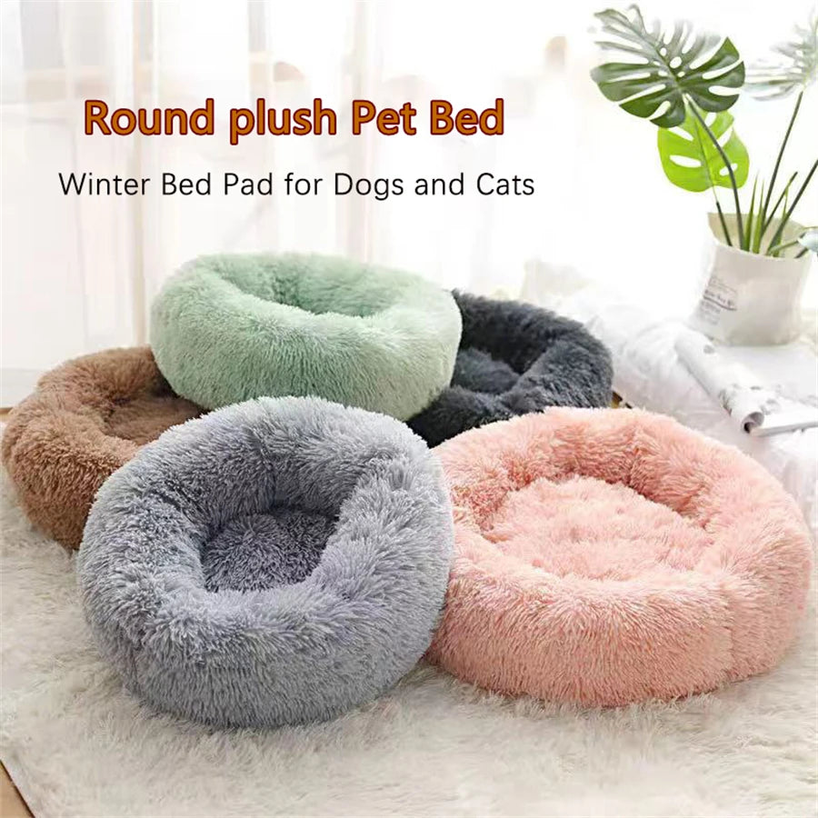 Cozy Donut Cat Bed