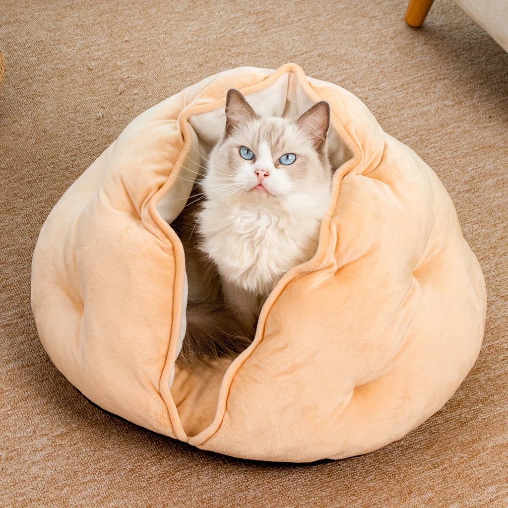 Cozy Donut Cat Bed - view 2