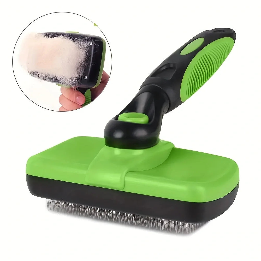 Self-Cleaning Deshedding Brush for Dogs & Cats - view 1