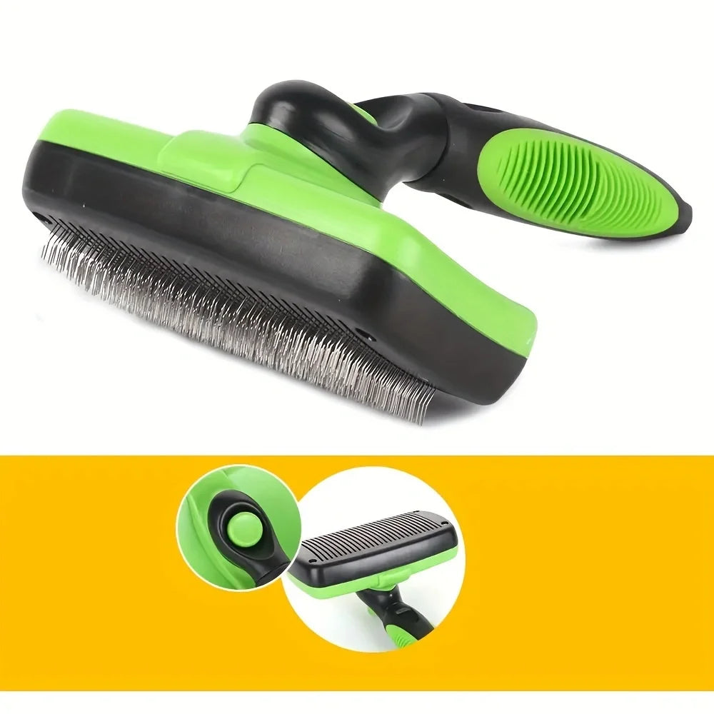 Self-Cleaning Deshedding Brush for Dogs & Cats - view 3