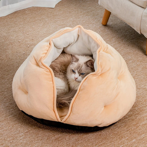 Cozy Donut Cat Bed - main