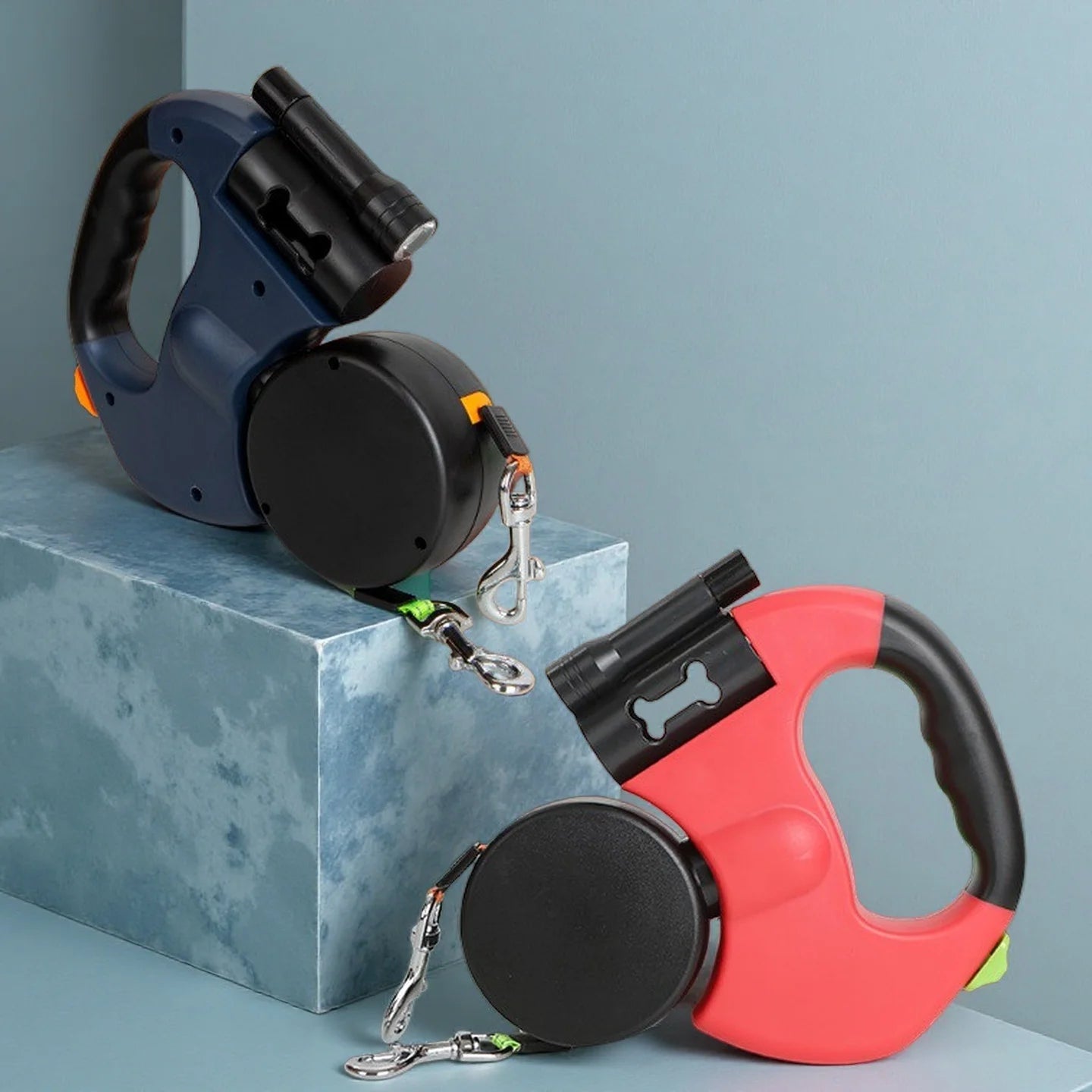 No-Tangle Dual Dog Leash with LED Lights - view 2